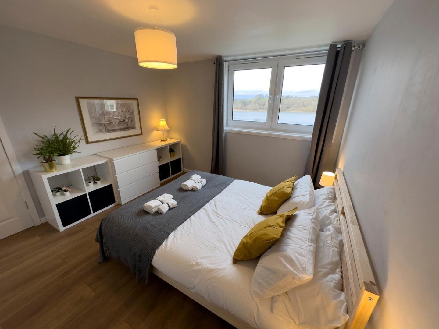 Scandi Style Apartment With Stunning Views Linlithgow Esterno foto